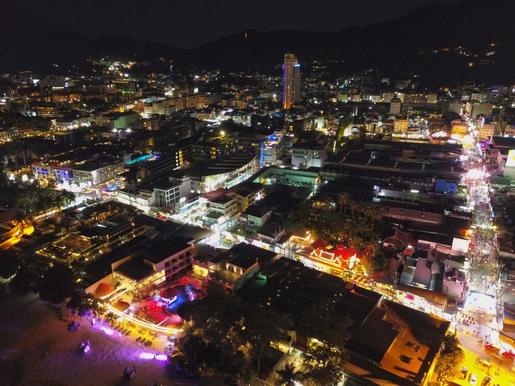 Patong Beach Drone